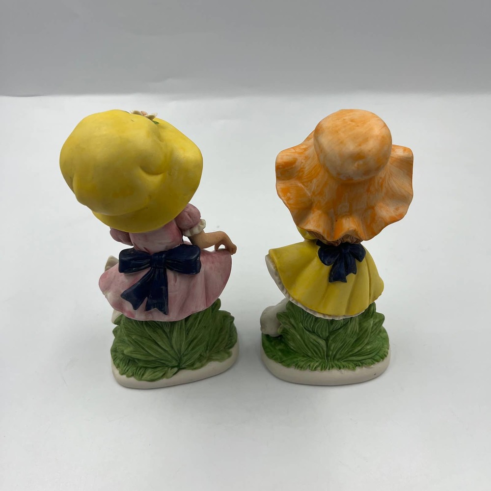 Vintage Flower Forest Fairy Lot 4 Ceramic Cottage Core Decor Figurines - Picture 7 of 8